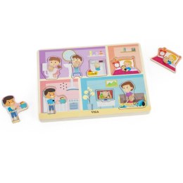 Viga Toys VIGA Puzzle Dźwiękowe Dopasuj Codzienne Aktywności
