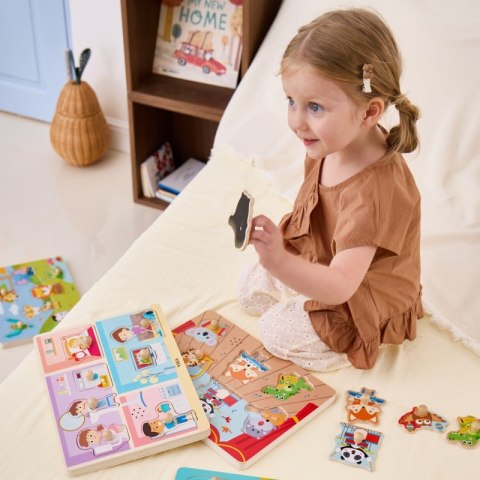Viga Toys VIGA Puzzle Dźwiękowe Dopasuj Codzienne Aktywności