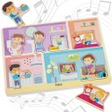 Viga Toys VIGA Puzzle Dźwiękowe Dopasuj Codzienne Aktywności