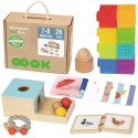 Woopie Let's Go Green WOOPIE GREEN Box Pudełko XXL Montessori Edukacyjne 6w1 Sensoryczne 7-8 Miesięcy 26el. FSC