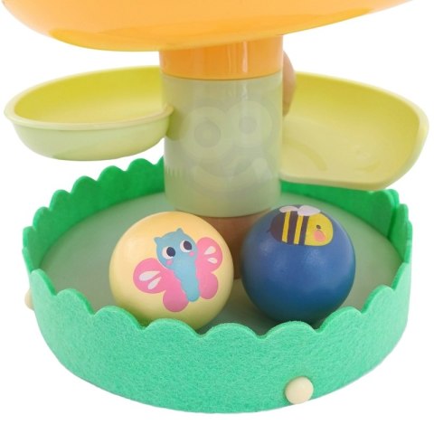 Woopie Let's Go Green WOOPIE GREEN Drewniany Kulodrom Tor Kulkowy Sensoryczny Edukacyjny 6 el.