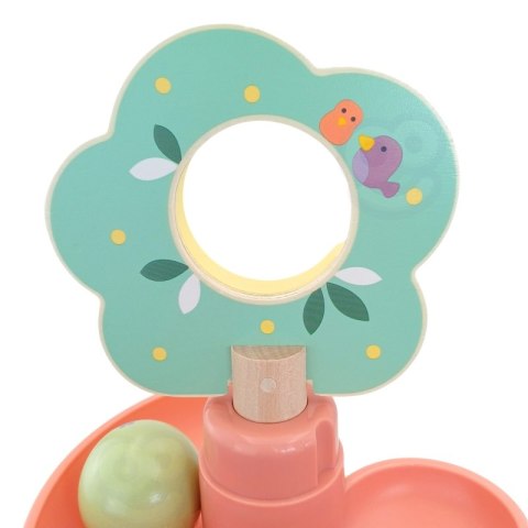 Woopie Let's Go Green WOOPIE GREEN Drewniany Kulodrom Tor Kulkowy Sensoryczny Edukacyjny 6 el.