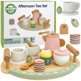 Woopie Let's Go Green WOOPIE GREEN Drewniany Zestaw do Herbaty i Kawy 12 el. FSC