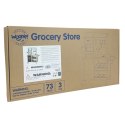 Woopie Let's Go Green WOOPIE GREEN Duży Wielofunkcyjny Sklepik 5w1 Stragan Supermarket Restauracja Kawiarnia Kuchnia 73 el