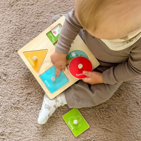 Woopie Let's Go Green WOOPIE GREEN Pudełko Box 6w1 13-15m Montessori Edukacyjne Sensoryczne FSC