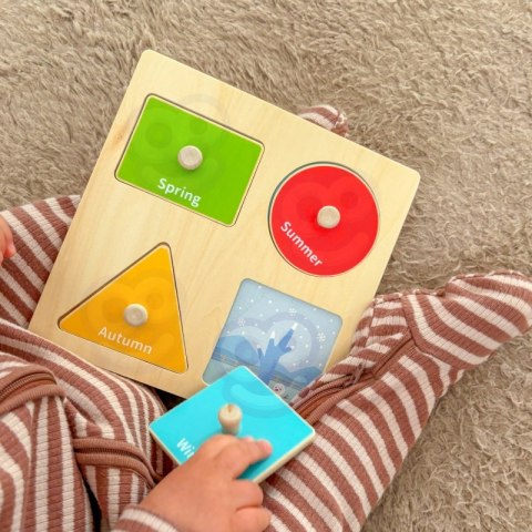 Woopie Let's Go Green WOOPIE GREEN Pudełko Box 6w1 13-15m Montessori Edukacyjne Sensoryczne FSC