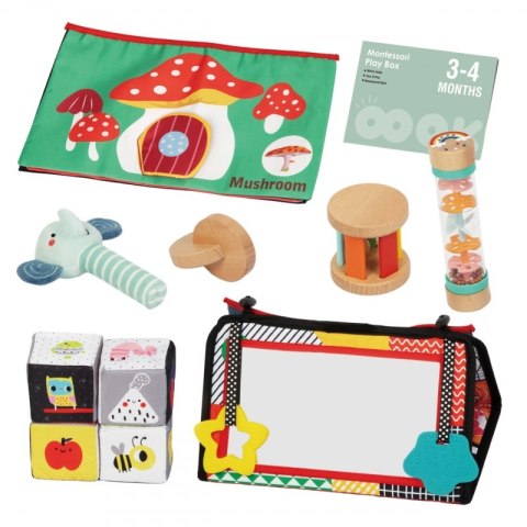 Woopie Let's Go Green WOOPIE GREEN Pudełko XXL Montessori Sensoryka i Edukacja 6w1 FSC