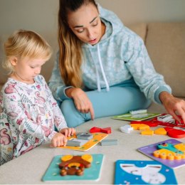 Woopie Let's Go Green WOOPIE GREEN Układanka Drewniana Klocki Zwierzątka Montessori FSC