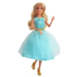 Woopie Royal WOOPIE ROYAL Lalka Lily 30 cm Długie Blond Włosy Elegancka Turkusowa Sukienka