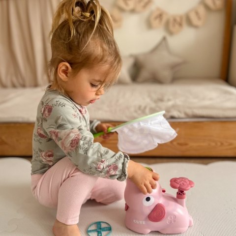 Woopie WOOPIE Gra Zręcznościowa Złap Frisbee Wyrzutnia Dysków