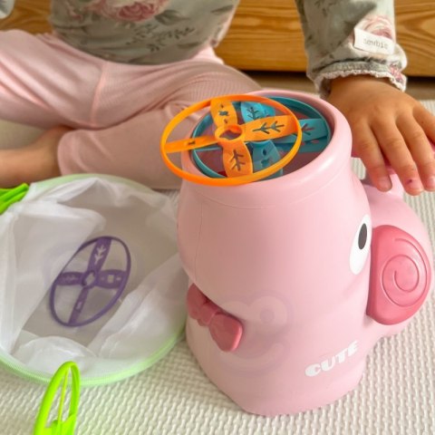 Woopie WOOPIE Gra Zręcznościowa Złap Frisbee Wyrzutnia Dysków