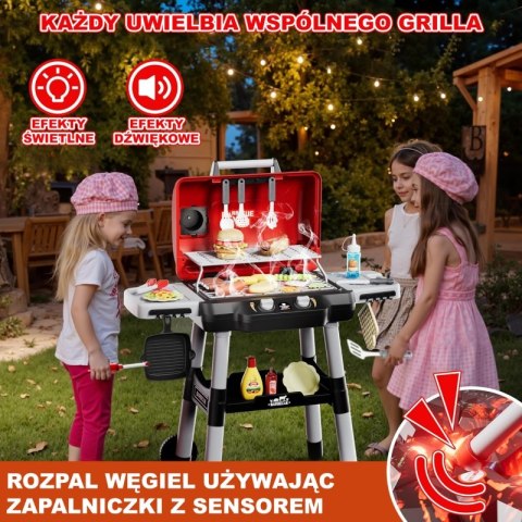 Woopie WOOPIE Grill Barbecue Kuchnia Ogrodowa Interaktywna LED Zestaw XL 31 el.