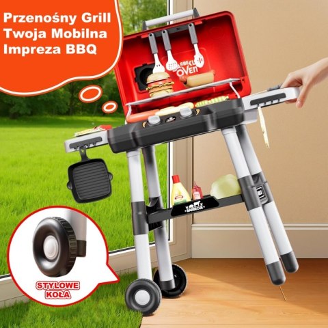 Woopie WOOPIE Grill Barbecue Kuchnia Ogrodowa Interaktywna LED Zestaw XL 31 el.