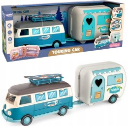 Woopie WOOPIE Kamper XL dla Lalek Zestaw Kempingowy z Przyczepką