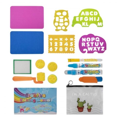 Woopie WOOPIE Mata Wodna do Malowania 2w1 XXL Dwustronna Zwierzęta