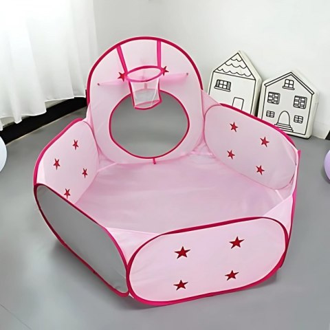 Woopie WOOPIE Namiot 3w1 Pałac Księżniczki XXL Domek Tunel Suchy Basen