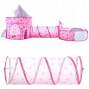 Woopie WOOPIE Namiot 3w1 Pałac Księżniczki XXL Domek Tunel Suchy Basen