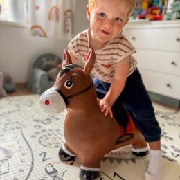 Woopie WOOPIE Skoczek Gumowy do Skakania Konik + Pompka