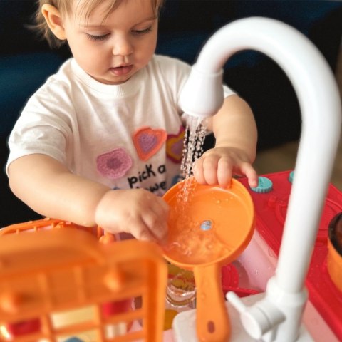 Woopie WOOPIE Zlewozmywak 2w1 Kuchnia dla Dzieci Różowa