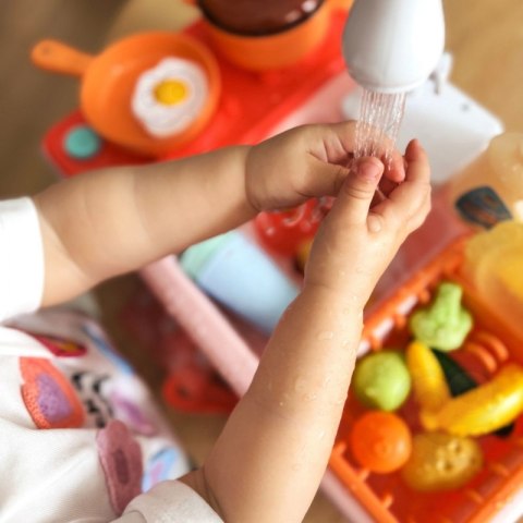 Woopie WOOPIE Zlewozmywak 2w1 Kuchnia dla Dzieci Różowa