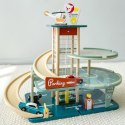 Classic World CLASSIC WORLD Wielopoziomowy Parking Auta Helikopter Dystybutor Myjnia + Akc.
