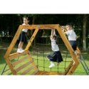 Classic World EDU CLASSIC WORLD EDU Drewniany Plac Zabaw XXL Zestaw do Wspinaczki Heksagonalny