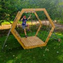 Classic World EDU CLASSIC WORLD EDU Drewniany Plac Zabaw XXL Zestaw do Wspinaczki Heksagonalny