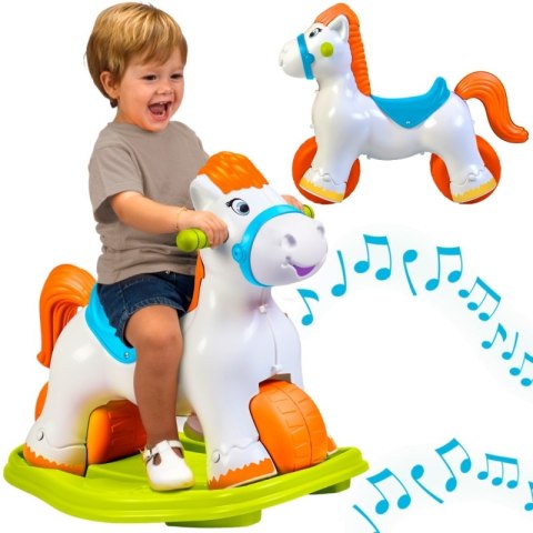 Feber FEBER Interaktywny Bujany Konik 2w1 - Jeździk Biegowy