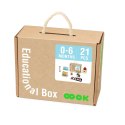 Tooky Toy TOOKY TOY Box Pudełko XXL Montessori Edukacyjne 6w1 Sensoryczne 0-6 Mies