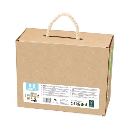 Tooky Toy TOOKY TOY Box Pudełko XXL Montessori Edukacyjne 6w1 Sensoryczne 0-6 Mies