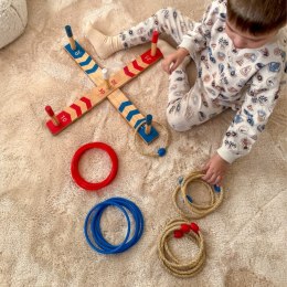 Tooky Toy TOOKY TOY Drewniana Gra Fun Serso Zręcznościowa Ring Cross