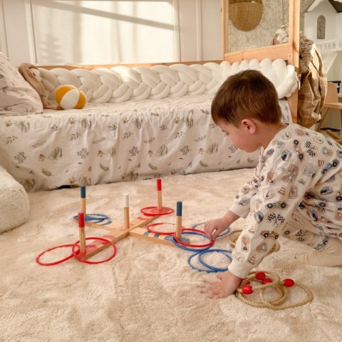 Tooky Toy TOOKY TOY Drewniana Gra Fun Serso Zręcznościowa Ring Cross