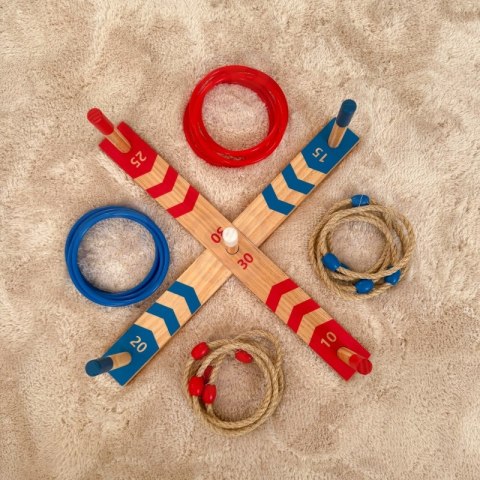 Tooky Toy TOOKY TOY Drewniana Gra Fun Serso Zręcznościowa Ring Cross