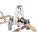 Tooky Toy TOOKY TOY Drewniana Kolejka Kosmiczna Zestaw Tory