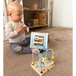 Tooky Toy TOOKY TOY Drewniana Kostka Aktywności Kosmos Sorter Labirynt