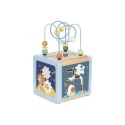 Tooky Toy TOOKY TOY Drewniana Kostka Aktywności Kosmos Sorter Labirynt
