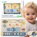 Tooky Toy TOOKY TOY Drewniana Tablica Edukacyjna Montessori Astronauta Statek Kosmiczny