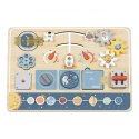 Tooky Toy TOOKY TOY Drewniana Tablica Edukacyjna Montessori Astronauta Statek Kosmiczny