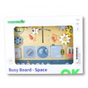 Tooky Toy TOOKY TOY Drewniana Tablica Edukacyjna Montessori Astronauta Statek Kosmiczny