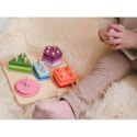 Tooky Toy TOOKY TOY Drewniany Sorter Geometryczny Nauka Kształtów Liczenia