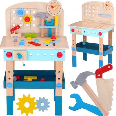 Tooky Toy TOOKY TOY Drewniany Stół Do Majsterkowania Warsztat