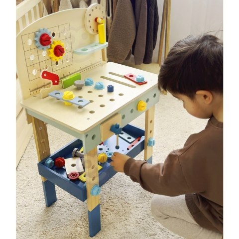 Tooky Toy TOOKY TOY Drewniany Stół Do Majsterkowania Warsztat