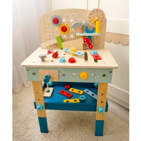 Tooky Toy TOOKY TOY Drewniany Stół Do Majsterkowania Warsztat