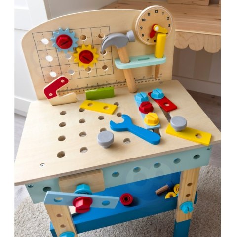Tooky Toy TOOKY TOY Drewniany Stół Do Majsterkowania Warsztat