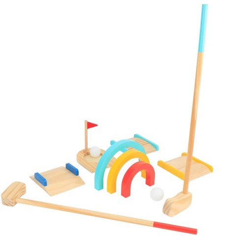 Tooky Toy TOOKY TOY Drewniany Zestaw do Gry w Golfa dla 2 Osób 13 el.