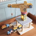 Tooky Toy TOOKY TOY Dźwig Portowy Drewniany Zestaw