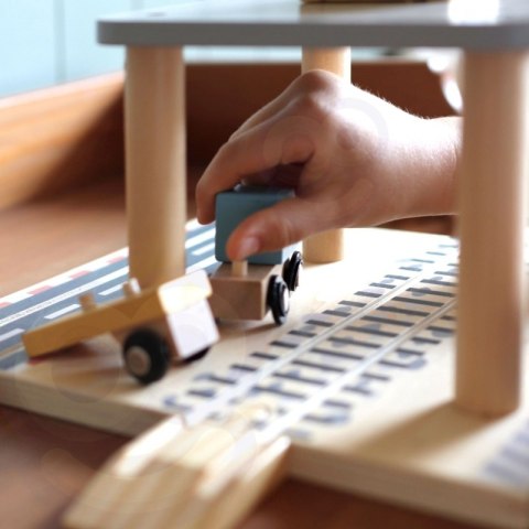 Tooky Toy TOOKY TOY Dźwig Portowy Drewniany Zestaw