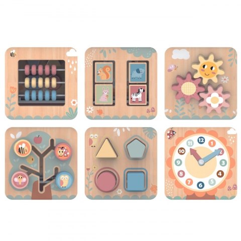 Tooky Toy TOOKY TOY Interaktywny Drewniany Sześciokąt Montessori Otwierane Pudełko