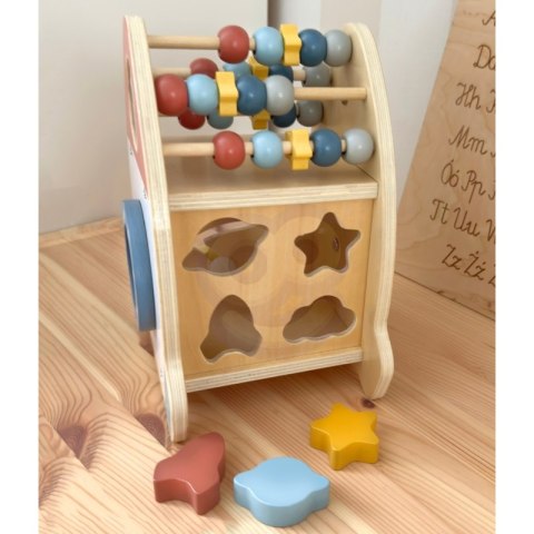 Tooky Toy TOOKY TOY Kosmiczna Rakieta Aktywności Sorter Labirynt Drewniany