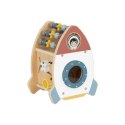 Tooky Toy TOOKY TOY Kosmiczna Rakieta Aktywności Sorter Labirynt Drewniany
